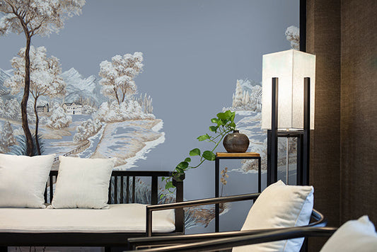 Want to Add Some Charm to Your Walls? This Apricot Blossom Embroidery Brings Spring Poetry Home