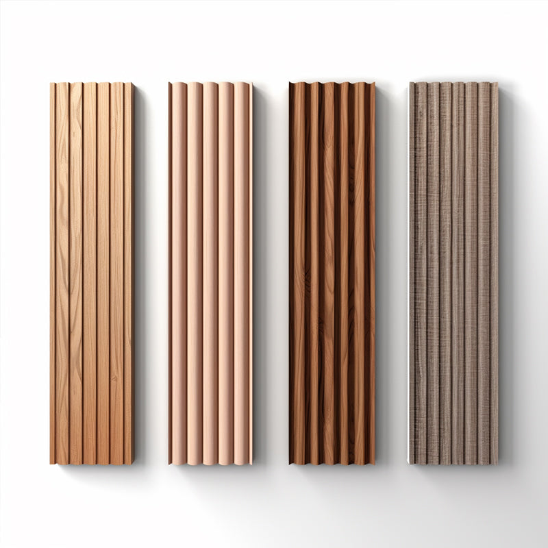 WPC Plastic Indoor Interior Marble Black 3d Pvc Fluted Wood Fashion Decorative Wall Panel Board Tiles-海智集-