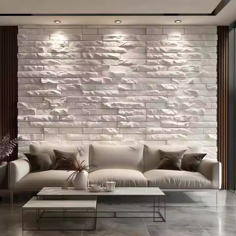 Factory Price Wall Cladding Pu Culture Stone 3d Mushroom Stone Pu Faux Stone Wall Panel for Decoration-海智集-