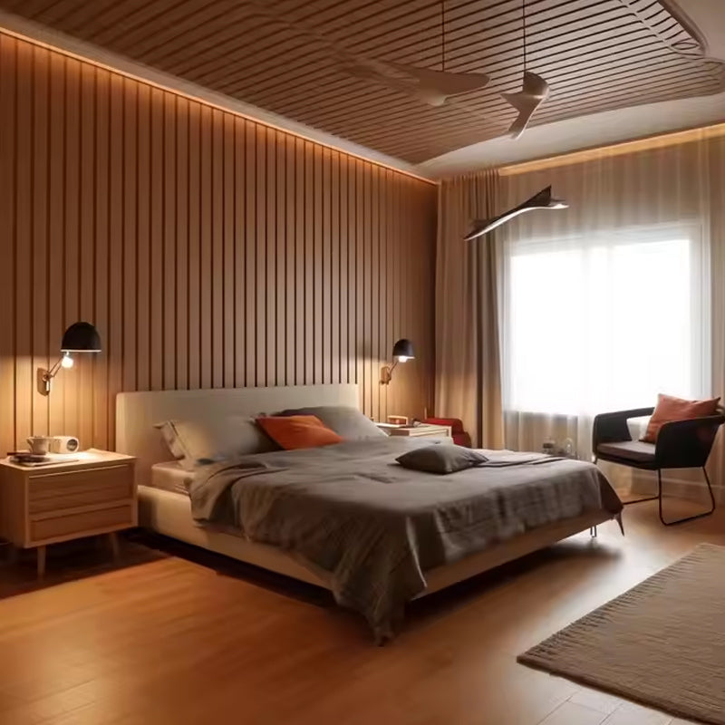 Wpc PS Wall Panel Design Interior Exterior Decorative Fluted Wall Panel Board Building Decorate-海智集-