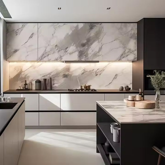 High Quality Wall Cladding Indoor Spc Marble Wall Panel Interior Plastic Wpc Wall Board Decoration-海智集-