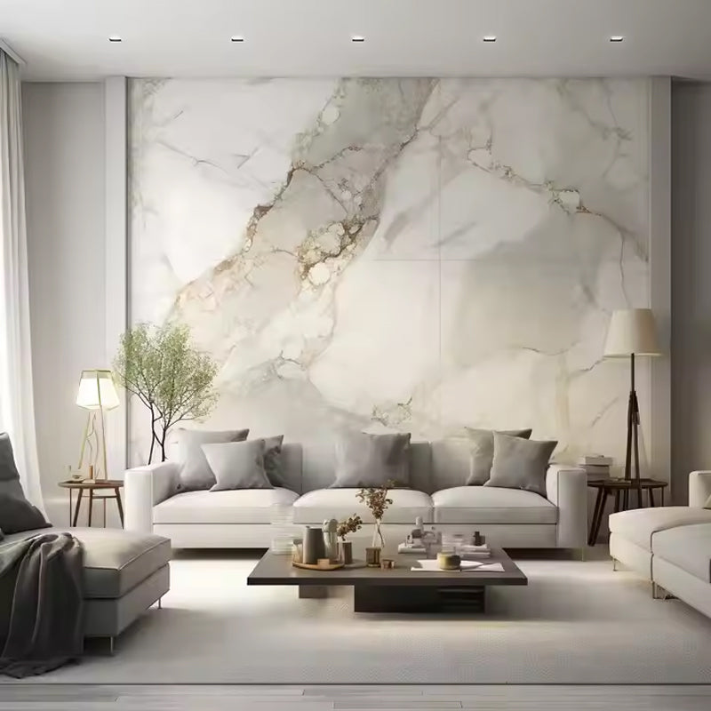 3D Plastic Laminate High Glossy UV Wall Panel Wood Grain PVC SPC WPC Marble Grain Sheet Wall Board-海智集-