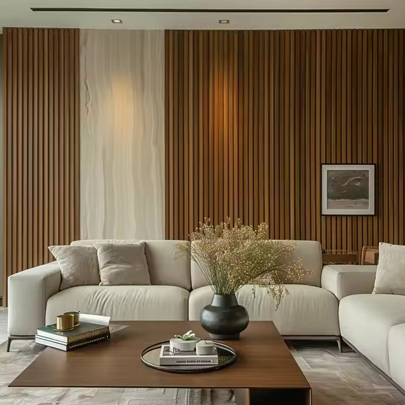 Modern Style WPC Interior Wall Panel for Indoor Decoration Cost Price 3D Wall Panels & Boards Cladding-海智集-