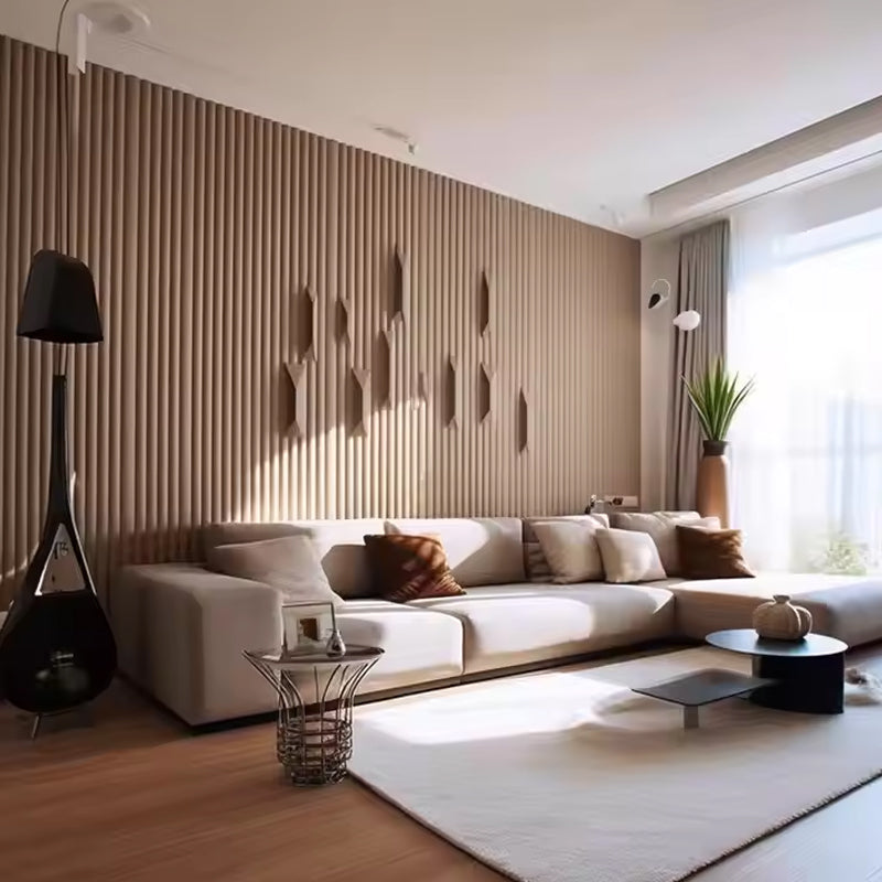 Glossy Pvc Marble Sheet Uv Board Spc Classic Luxury Decorative Fluted WPC Wood Wall Panel-海智集-