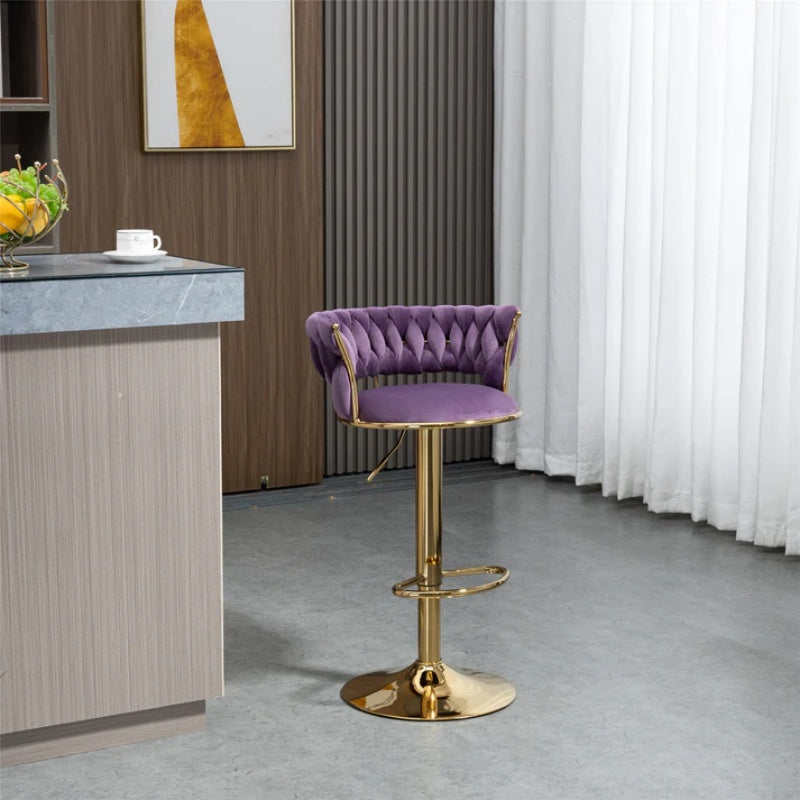 High Back Rocking Chair Nursery Chair .Comfortable Rocker Fabric Padded Seat .Modern High Back Armchair-海智集-Default-