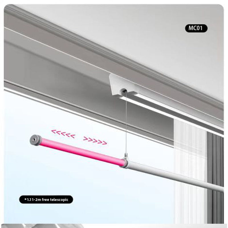 Generation Surface-Mounted Invisible Electric Clothes Rack Lifting Smart Remote Control Embedded Hidden Clothes Dryer-海智集-