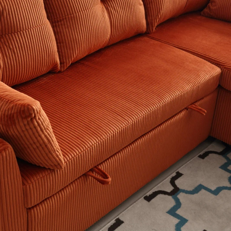 UNITED WE WIN-Furniture, modular L-shaped sofa, modular long sofa with reversible chaise lounge, Sofa bed, Sleeper sofa, modular sofa combination with storage seats.-海智集-Default-