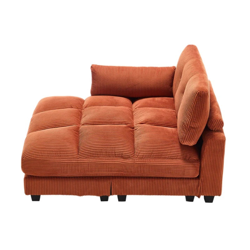 UNITED WE WIN Sleeper Sofa Couch Bed,Oversized Chaise Lounge Chair Cozy Cloud Couch-海智集-Default-