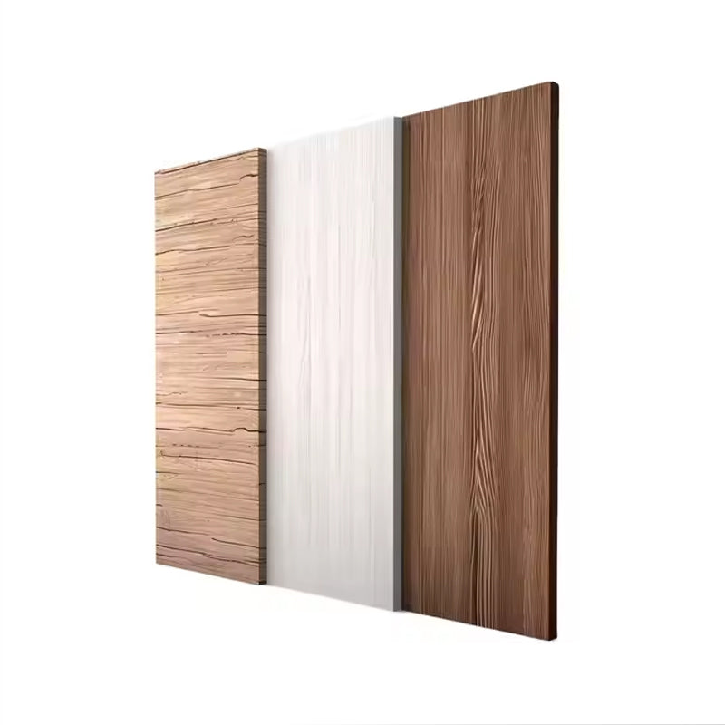 Interior Decorative Material Wooden Wall Panel Eco-friendly Wood Board PVC WPC Wall Panel-海智集-