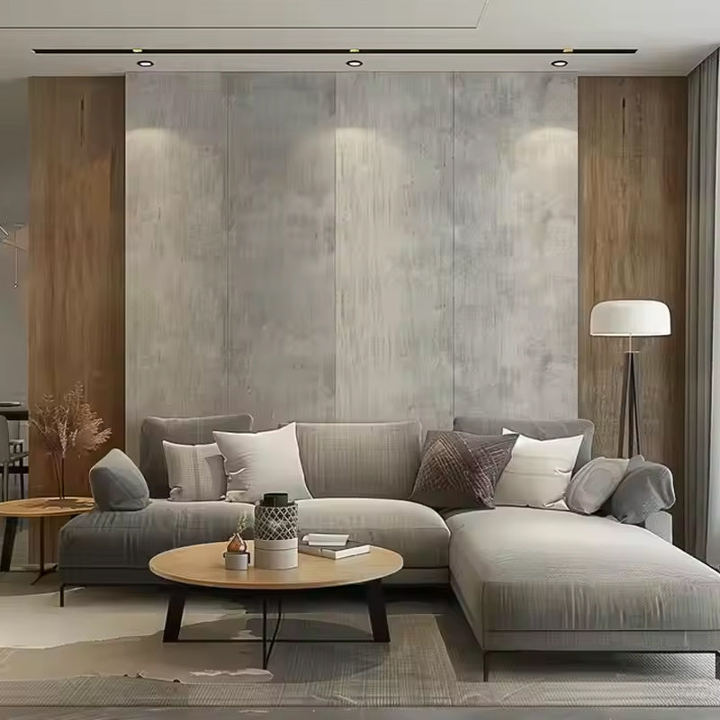 New Product Indoor Wood Plastic Composite Pvc Coating Cladding Fluted Wall Board Interior Wpc Wall Panel-海智集-