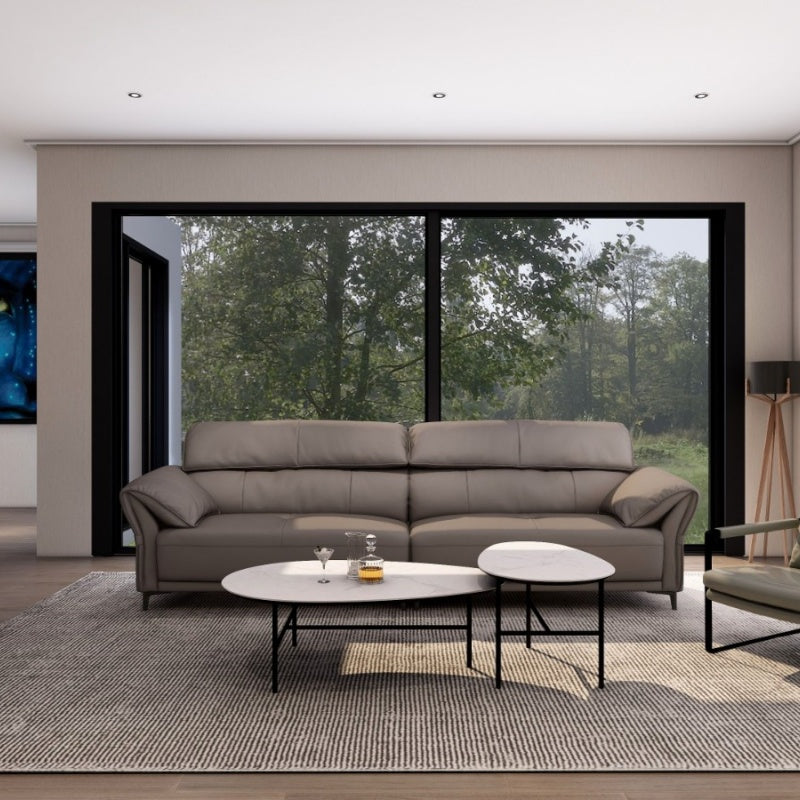 Jinxuan Series Leather sofa, Italian Light Luxury four-seater GINSON - CB3707-海智集-