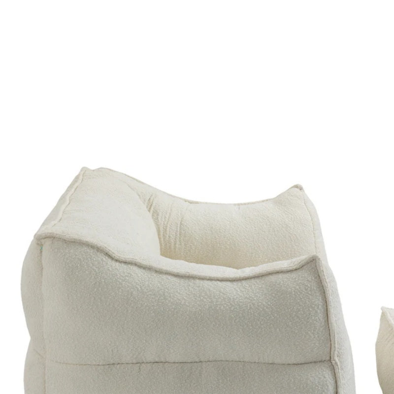 COOLMORE Bean Bag Chair Lazy Sofa/Footstool Durable Comfort Lounger High Back Bean Bag Chair Couch for Adults and Kids, Indoor & Outdoor-海智集-Default-