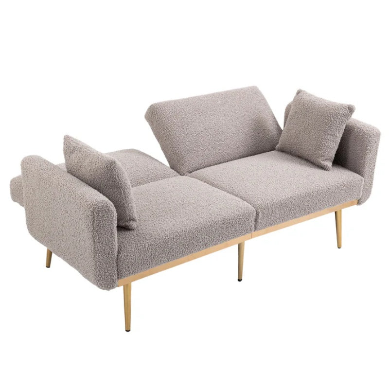 COOLMORE Velvet Sofa , Accent sofa .loveseat sofa with metal feet-海智集-Default-