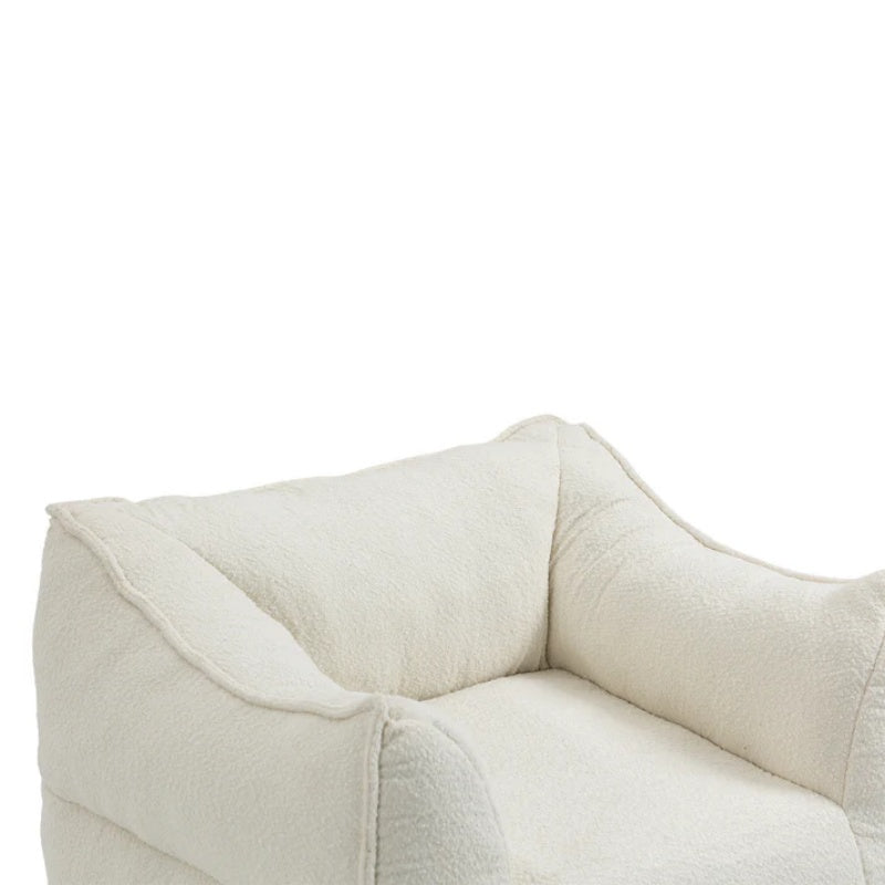 COOLMORE Bean Bag Chair Lazy Sofa/Footstool Durable Comfort Lounger High Back Bean Bag Chair Couch for Adults and Kids, Indoor & Outdoor-海智集-Default-