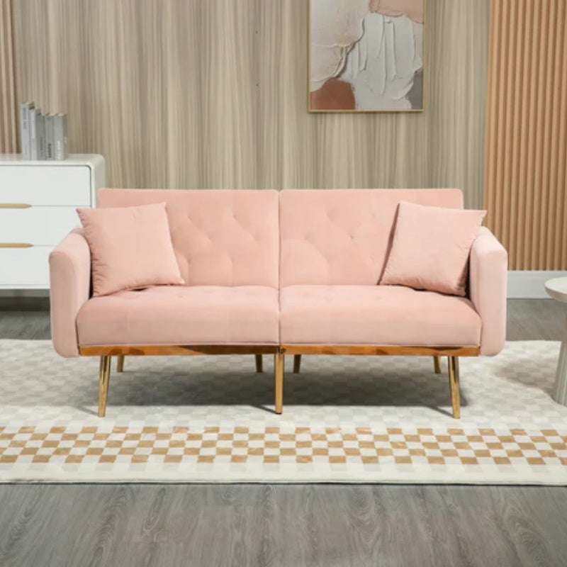 COOLMORE Velvet Sofa , Accent sofa .loveseat sofa with metal feet-海智集-Default-