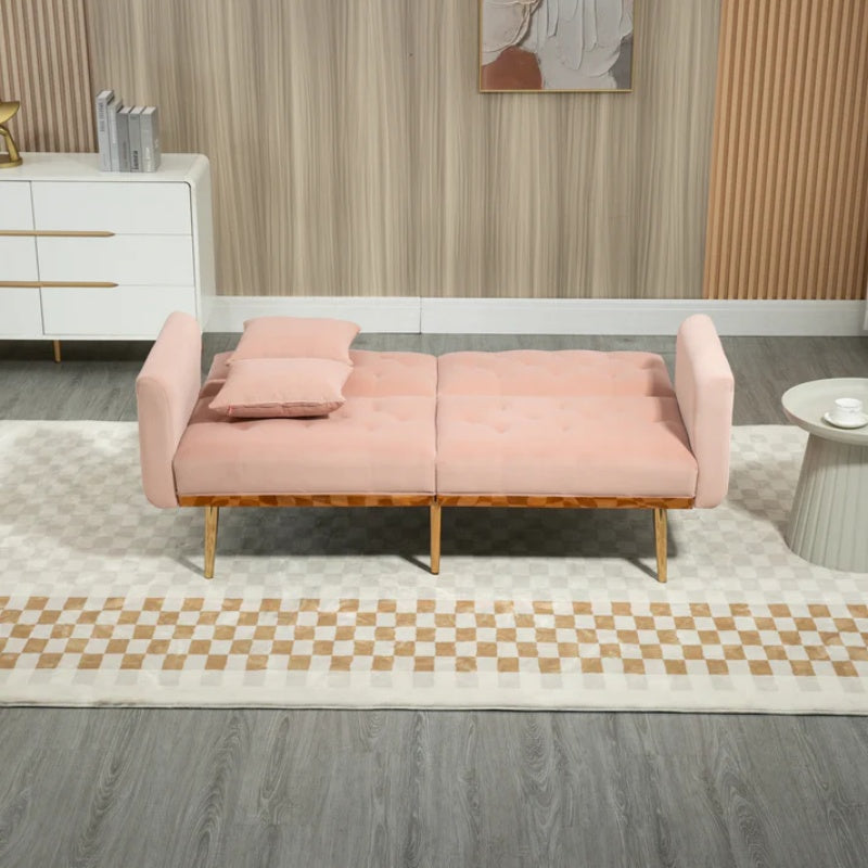 COOLMORE Velvet Sofa , Accent sofa .loveseat sofa with metal feet-海智集-Default-