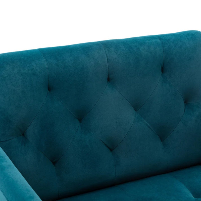 COOLMORE Accent Chair ,leisure single sofa with Rose Golden feet-海智集-Default-