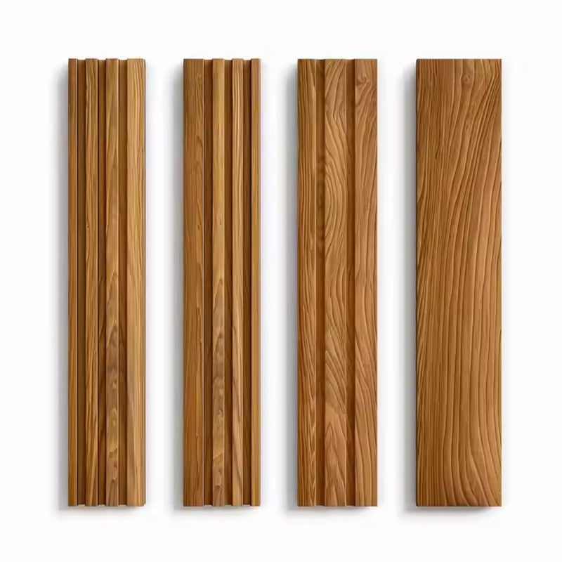 Glossy Pvc Marble Sheet Uv Board Spc Classic Luxury Decorative Fluted WPC Wood Wall Panel-海智集-