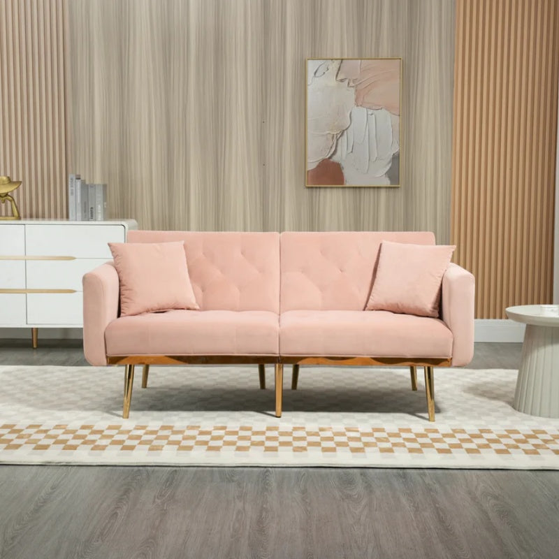 COOLMORE Velvet Sofa , Accent sofa .loveseat sofa with metal feet-海智集-Default-