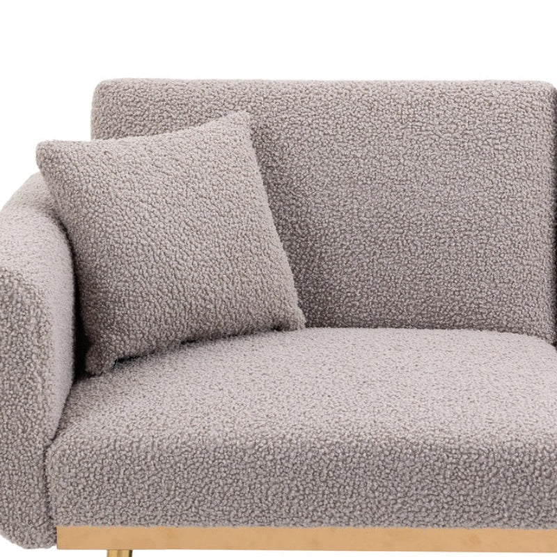 COOLMORE Velvet Sofa , Accent sofa .loveseat sofa with metal feet-海智集-Default-