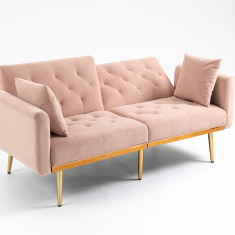 COOLMORE Velvet Sofa , Accent sofa .loveseat sofa with metal feet-海智集-Default-