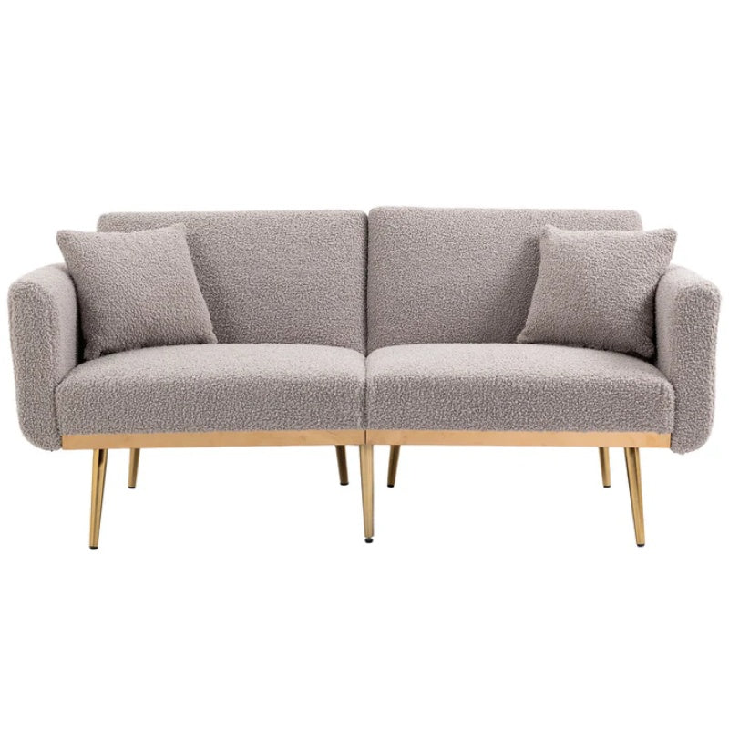 COOLMORE Velvet Sofa , Accent sofa .loveseat sofa with metal feet-海智集-Default-