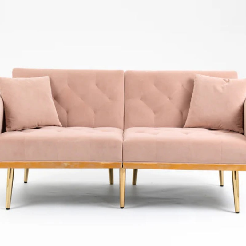 COOLMORE Velvet Sofa , Accent sofa .loveseat sofa with metal feet-海智集-Default-