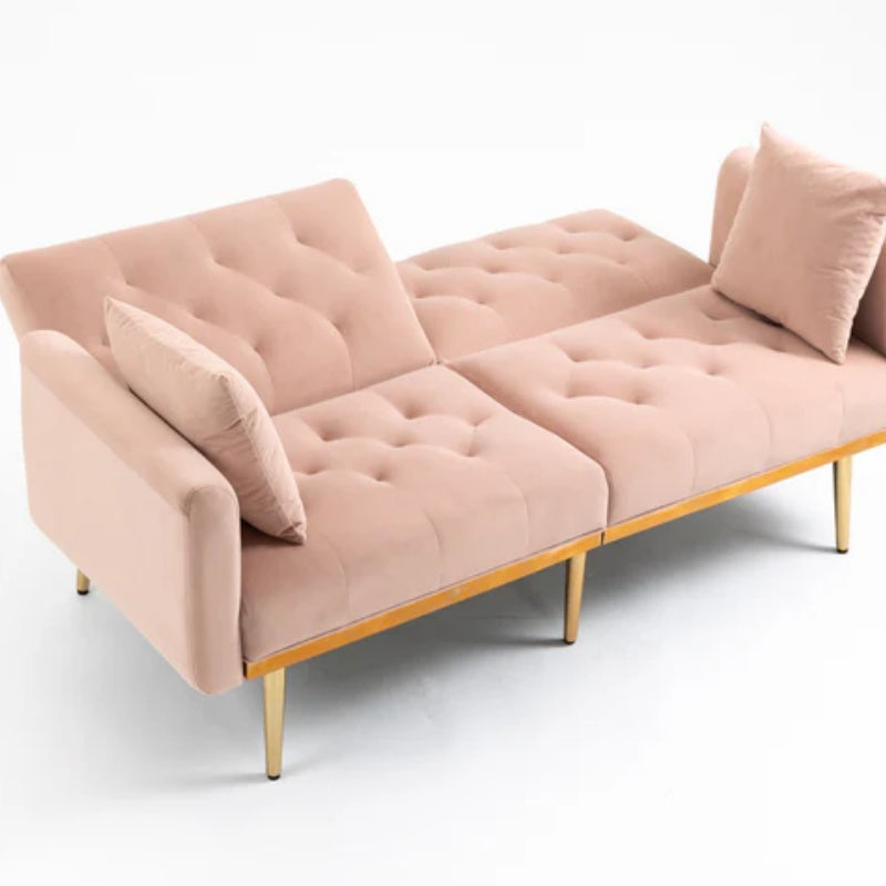 COOLMORE Velvet Sofa , Accent sofa .loveseat sofa with metal feet-海智集-Default-