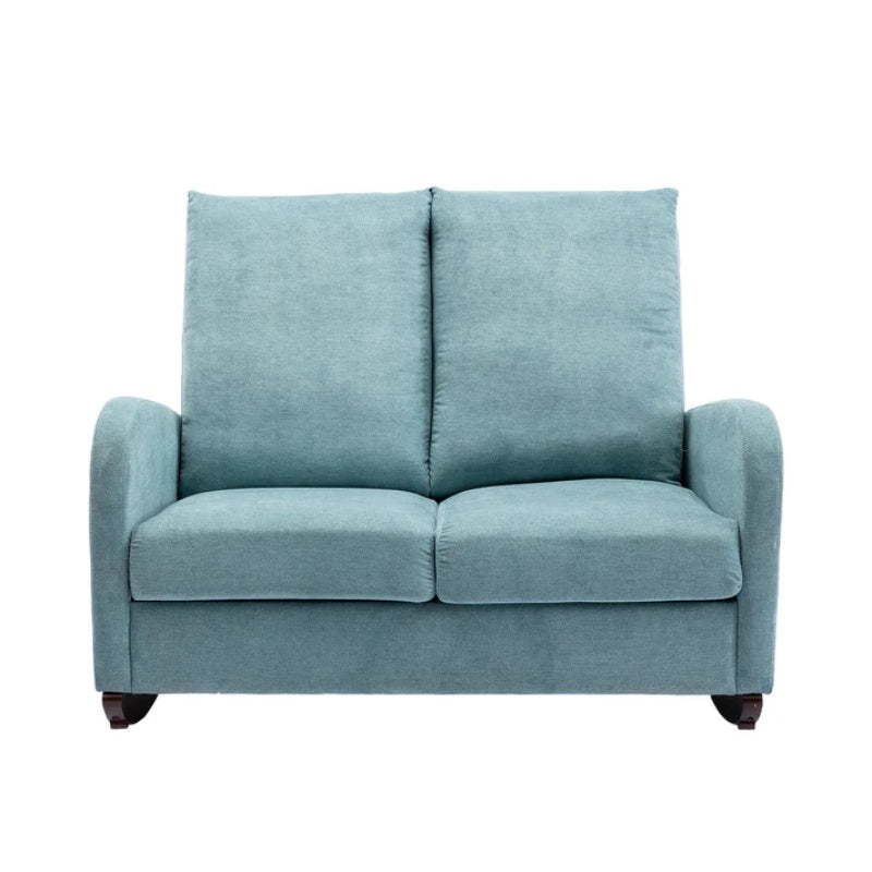 COOLMORE Rocking Chair Upholstered Mid Century Modern Rocker Oversized Wingback Armchair for Living Room-海智集-Default-