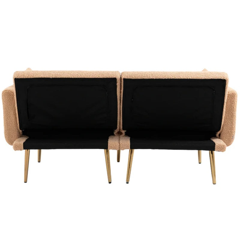 COOLMORE Velvet Sofa , Accent sofa .loveseat sofa with metal feet-海智集-Default-