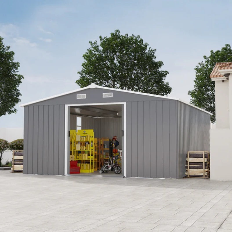 Campcraft 0.25mm color steel plate, surface protective film, Two daylight Windows, A practical and thoughtful gift,two colors can be freely selected storage sheds-海智集-Default-