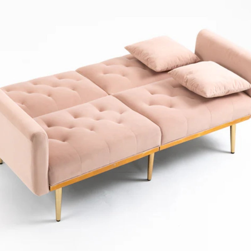 COOLMORE Velvet Sofa , Accent sofa .loveseat sofa with metal feet-海智集-Default-