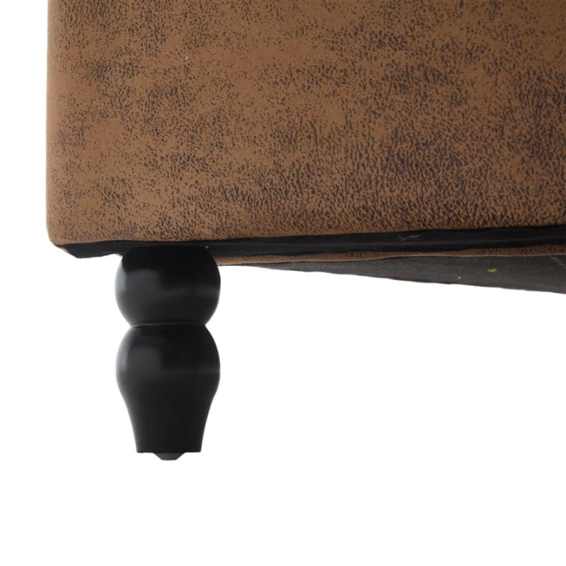 Coolmore Storage Ottoman 55.12 Inches Upholstered Fabric Storage Ottoman Bench,Button Tufted Ottoman with Storage for Living Room,Bedroom End of Bed Bench Withstands 275lbs-海智集-Default-