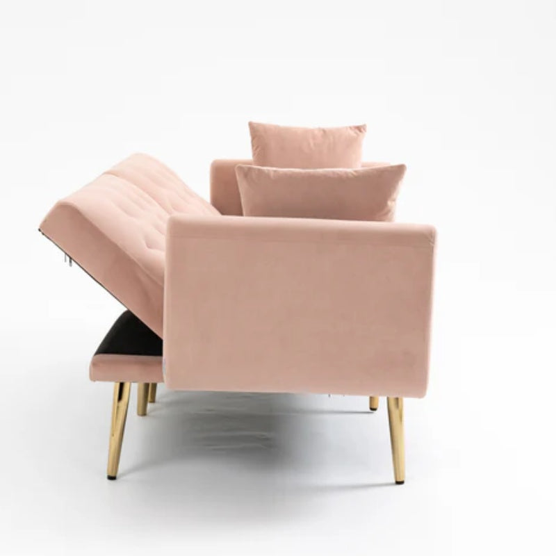 COOLMORE Velvet Sofa , Accent sofa .loveseat sofa with metal feet-海智集-Default-