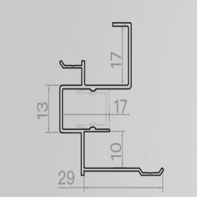light groove wire matte Black narrow edge staggered layer light-emitting light strip light groove wire: Beautiful and firm-海智集-