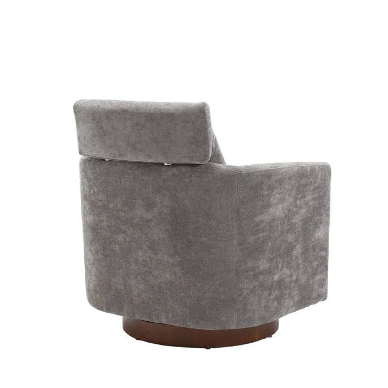 COOLMORE 360 degree rotation design, multi-gear adjustment backrest, soft and comfortable chenille fabric, ergonomic design of the living room chair-海智集-Default-