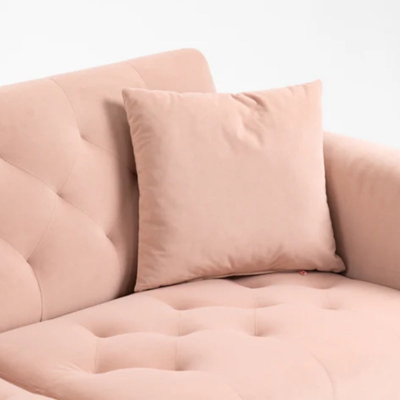 COOLMORE Velvet Sofa , Accent sofa .loveseat sofa with metal feet-海智集-Default-