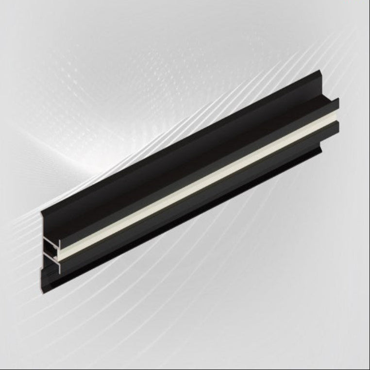 light groove wire matte black I-shaped light source wire with light groove wire: Beautiful and firm-海智集-