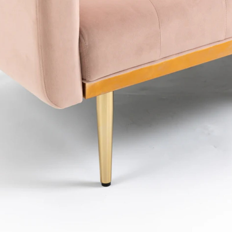 COOLMORE Velvet Sofa , Accent sofa .loveseat sofa with metal feet-海智集-Default-