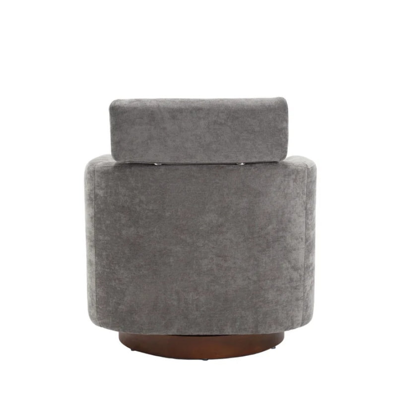 COOLMORE 360 degree rotation design, multi-gear adjustment backrest, soft and comfortable chenille fabric, ergonomic design of the living room chair-海智集-Default-