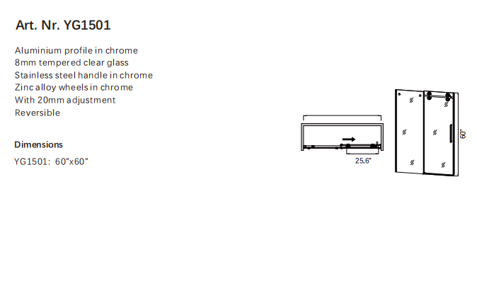 Customized ultra-narrow L-shaped swing door shower room bathroom partition glass dry-wet separation wall household bathroom glass-海智集-