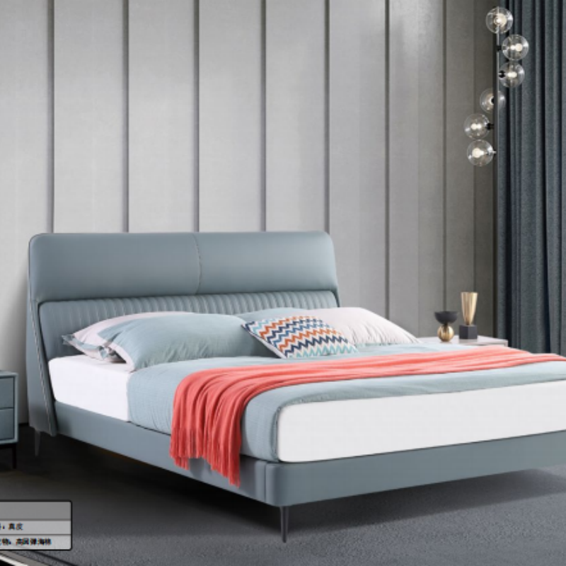 Palermo Collection: Motorized Italian Leather Bed with Zero-Gravity Positioning-海智集-