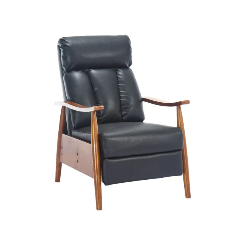 COOLMORE Wood Frame Armchair, Modern Accent Chair Lounge Chair for Living Room-海智集-Default-