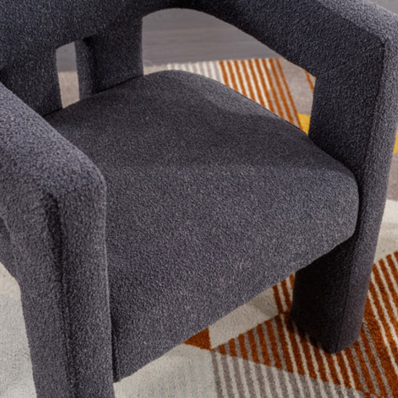 COOLMORE Contemporary Designed Fabric Upholstered Accent/Dining Chair /Barrel Side Chairs Kitchen Armchair for Living Room 2PC/SET-海智集-Default-