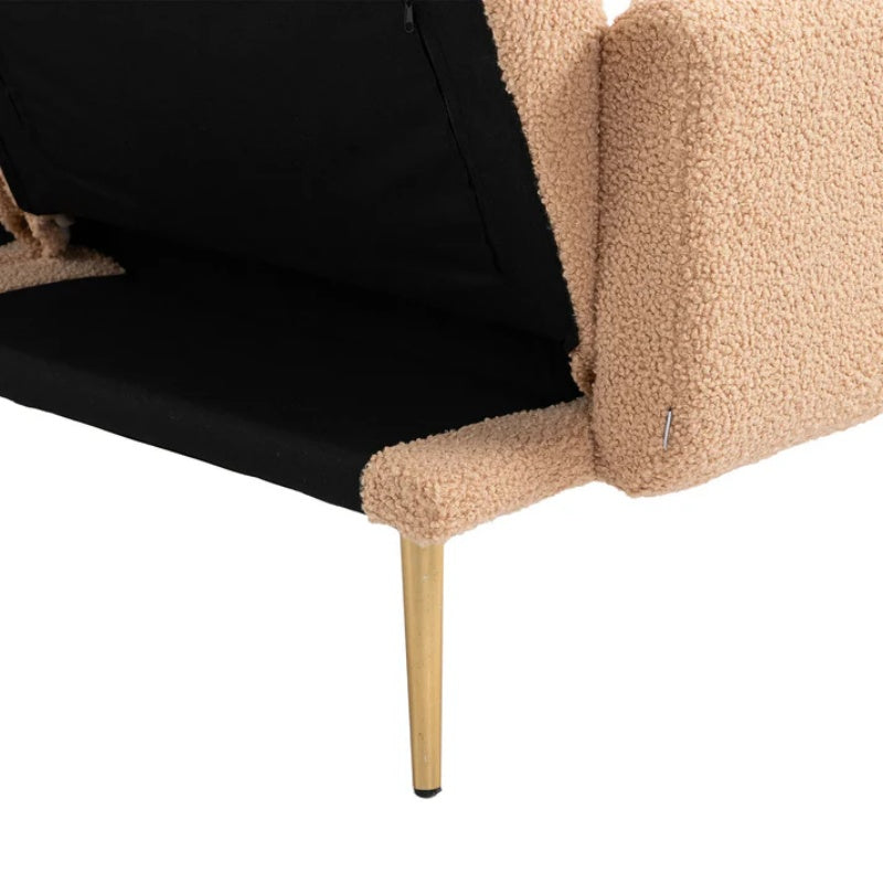 COOLMORE Velvet Sofa , Accent sofa .loveseat sofa with metal feet-海智集-Default-