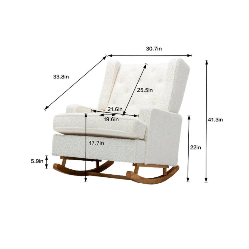 COOLMORE living room Comfortable rocking chair accent chair-海智集-Default-