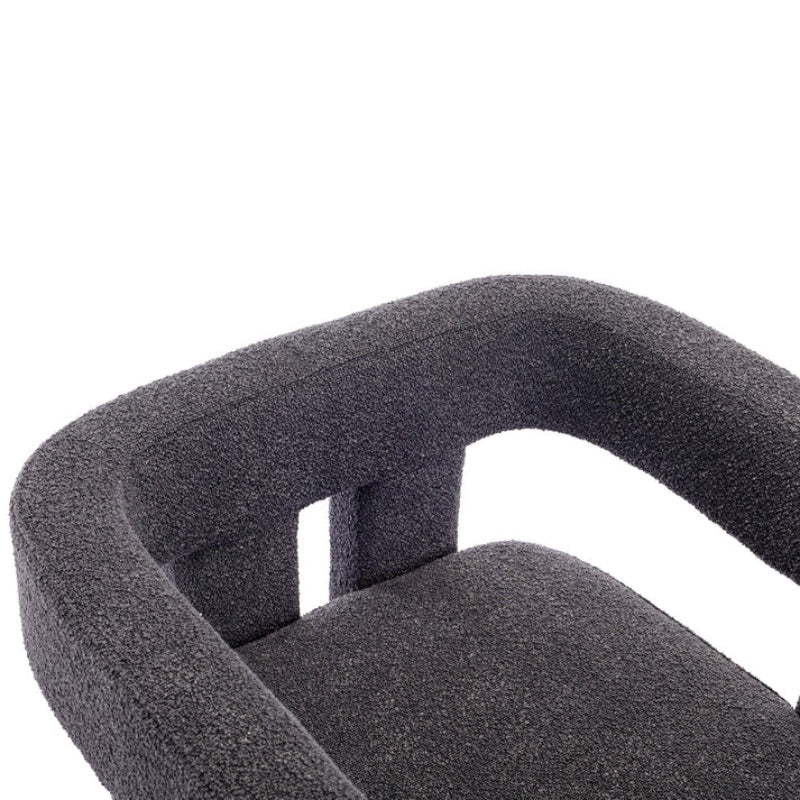 COOLMORE Contemporary Designed Fabric Upholstered Accent/Dining Chair /Barrel Side Chairs Kitchen Armchair for Living Room 2PC/SET-海智集-Default-