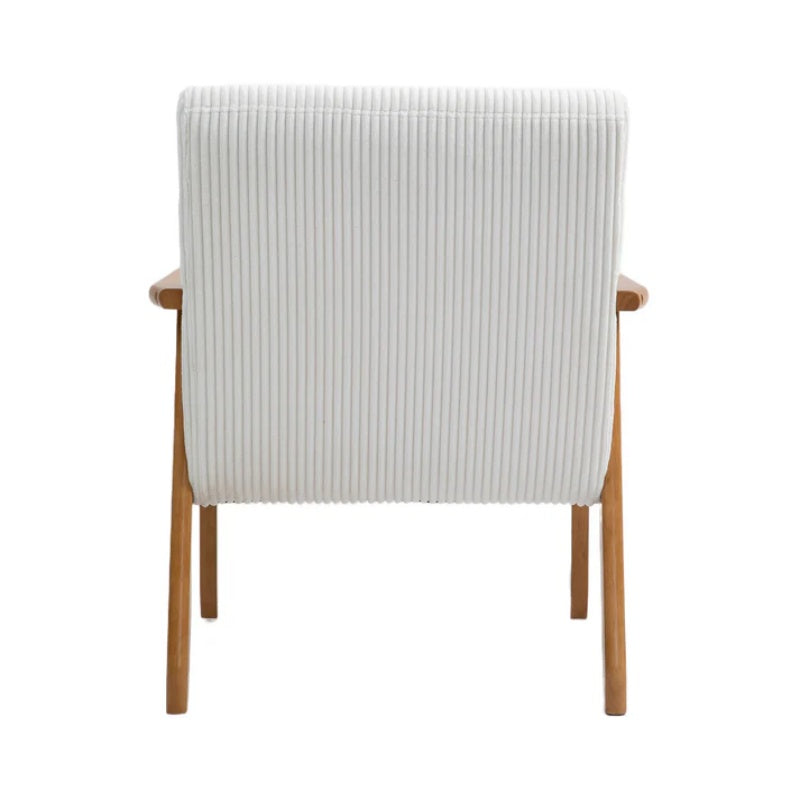 Leisure Chair with Solid Wood Armrest and Feet, Leisure chair, wood frame, velvet, solid rubber wood legs, Mid-Century Modern Accent chair, for Living Room Bedroom Studio chair,Two packs-海智集-Default-
