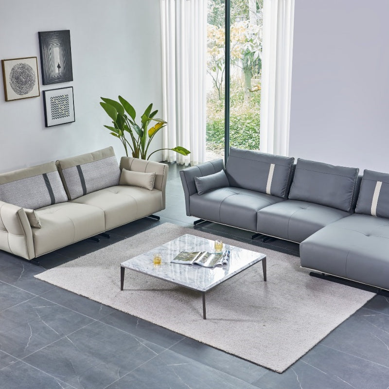 Scandinavian Leather Armchair | Perfect Companion for Reading Nooks-海智集-