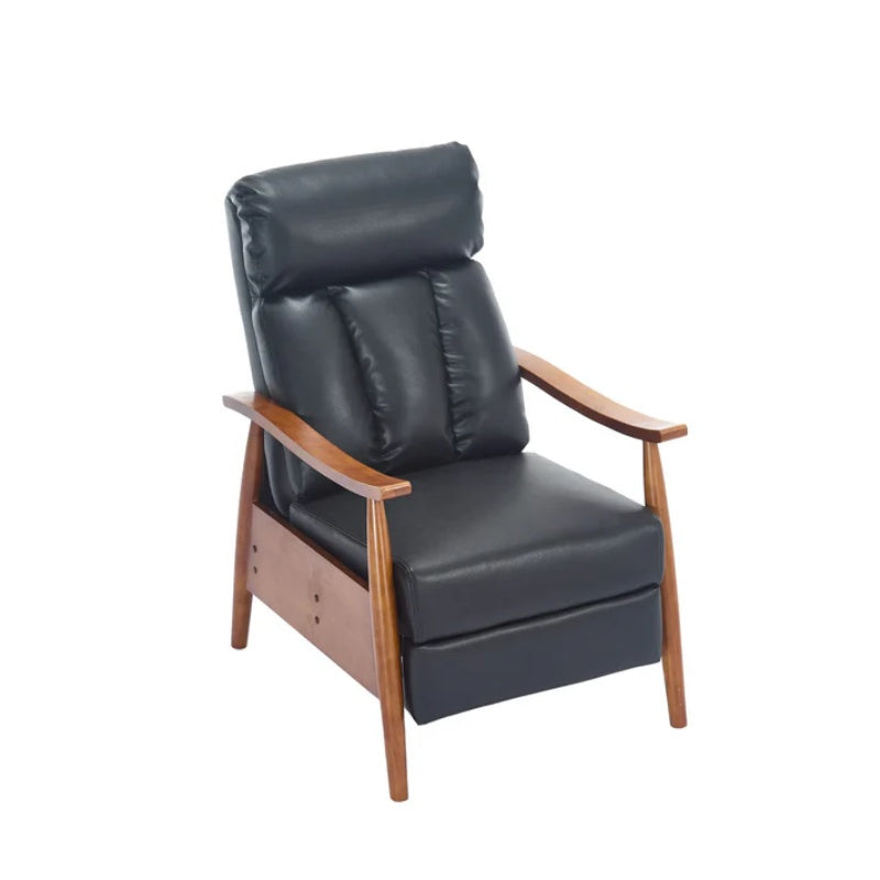 COOLMORE Wood Frame Armchair, Modern Accent Chair Lounge Chair for Living Room-海智集-Default-
